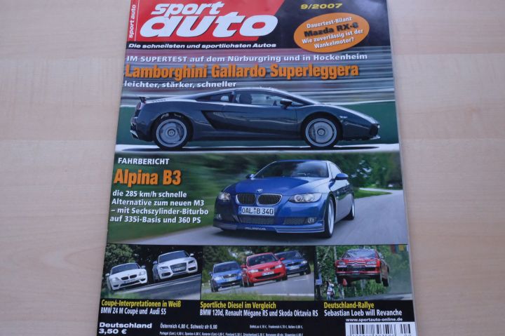 Deckblatt Sport Auto (09/2007)